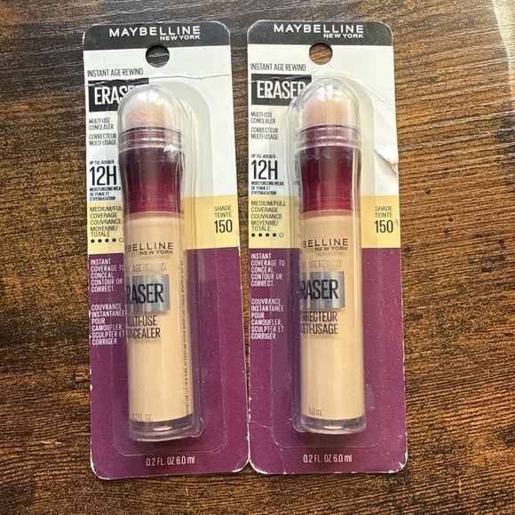 Maybelline Instant Age Rewind Eraser Concealer, Shade 150- Lot Of 2 - Picture 1 of 1